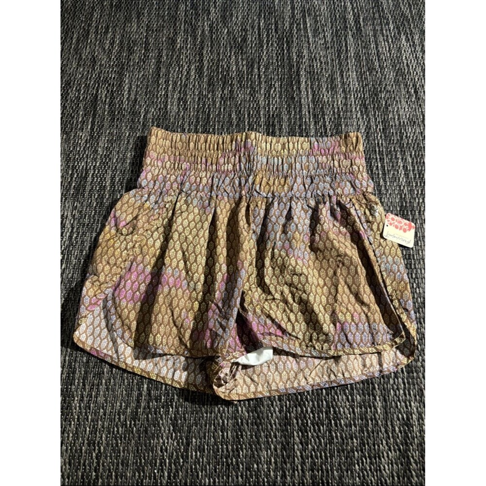 Free People FP Movement The Way Home Printed Shorts
